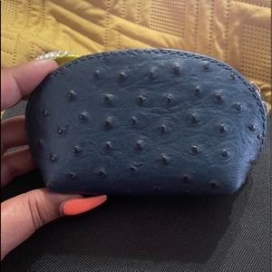 MADE IN ITALY OSTRICH COIN PURSE